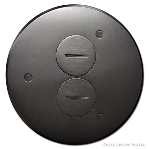 round electrical outlet box cover